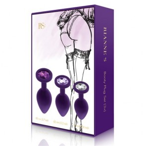 Los Placeres de lola Booty Plug Anal Set (3X) by Rianne S