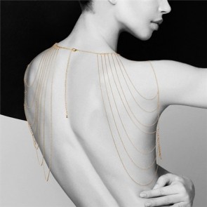 Los Placeres de Lola The Magnifique metalic chain shoulders and back jwely Bijoux Indiscrets