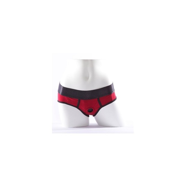 Los Placeres de Lola Tomboi Original Brief Strap-On O´Ring Harness Wet for Her