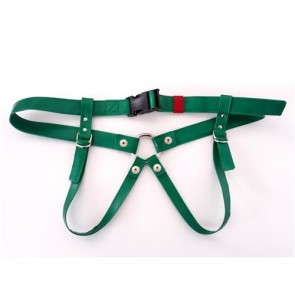 Los placeres de Lola narrow leather harness by Lulu Lafem