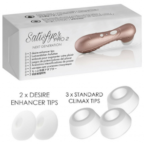 Los placeres de Lola Satisfyer Kit of 5 cups for Satisfyer Pro 2 clitorial wave stimulators