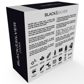 Los placeres de Lola remote control vibrator Zara by Black and Silver