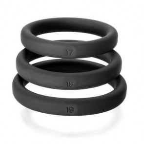 Los placeres de Lola 3 silicone rings Xact-fit
