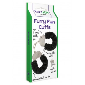 Los placeres de Lola Furry Fun Cuffs by Toy Joy