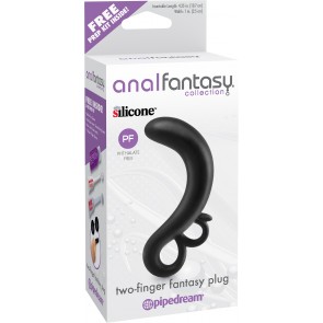 Los placeres de Lola, Two-Finger Fantasy anal plug by Pipedream
